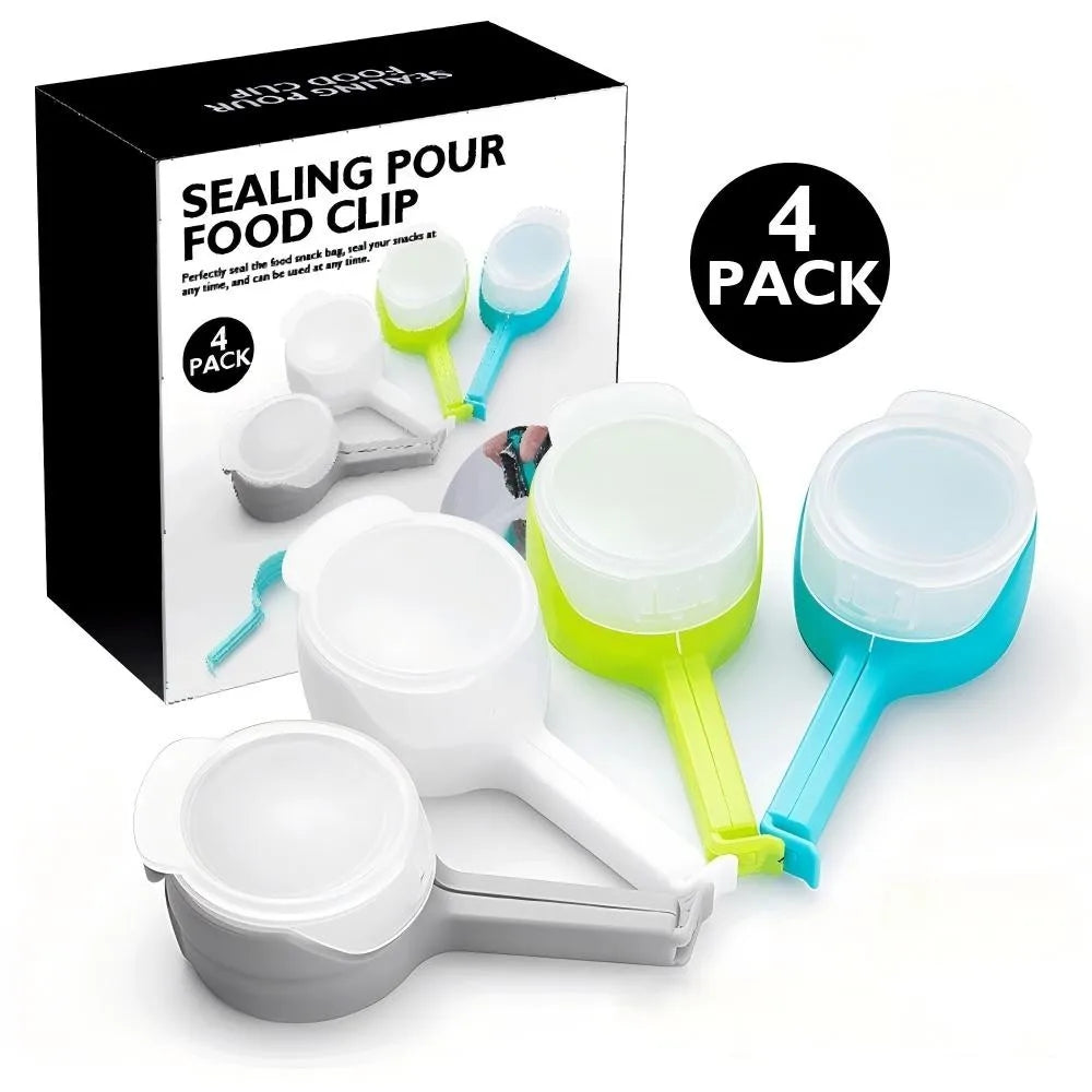 Wide-Mouth Pour Spout Sealing Clips (4-Pack)